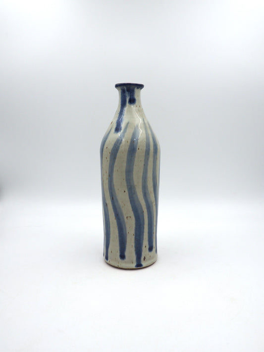 Blue and White Bottle
